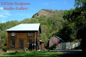 GChris house and barn gallery w Pikes Peak